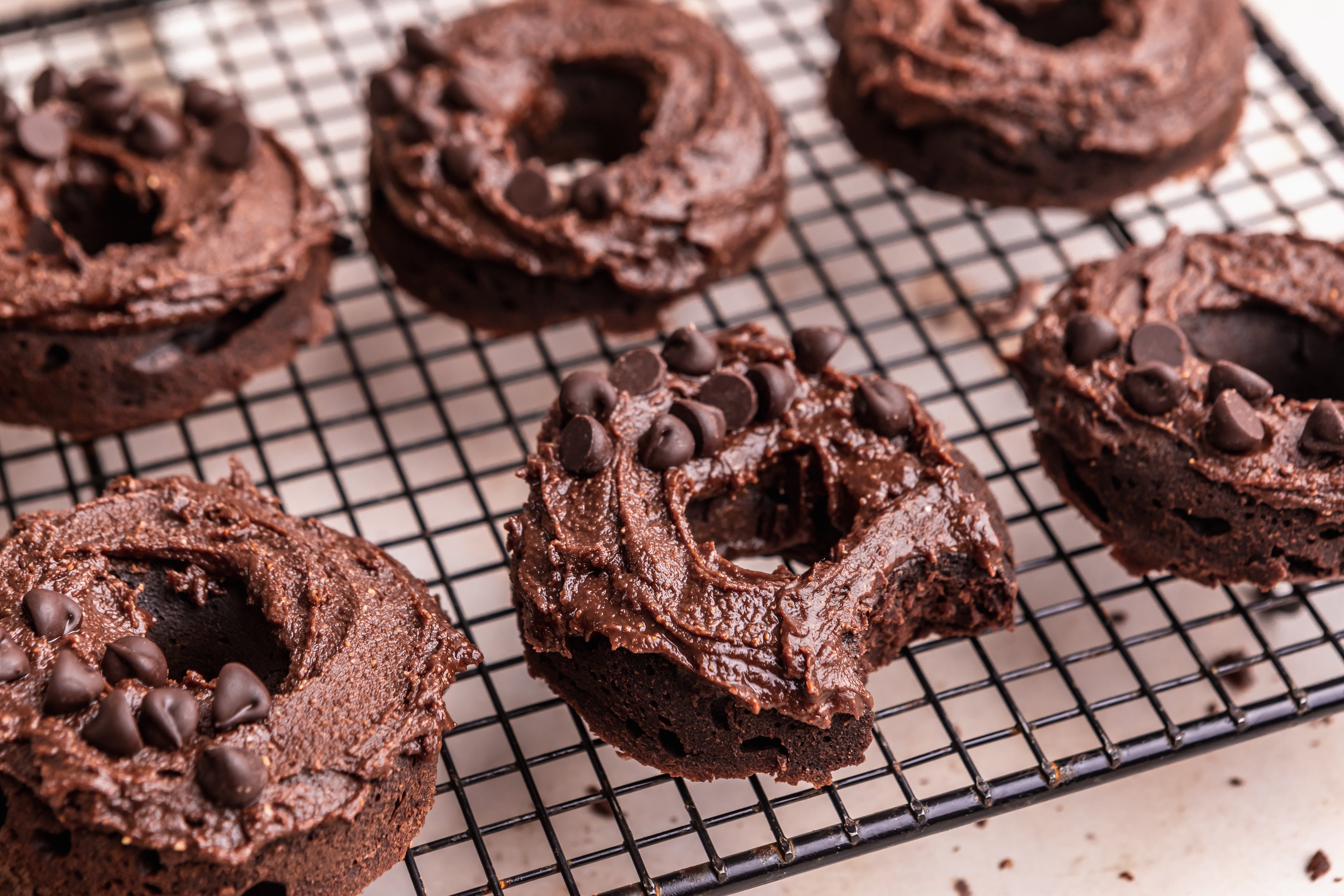 Chocolate Protein Doughnuts