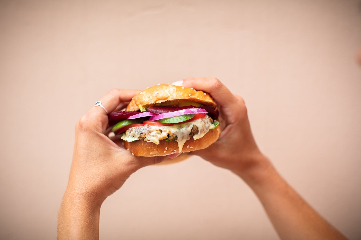 Plant-Based Protein Burger
