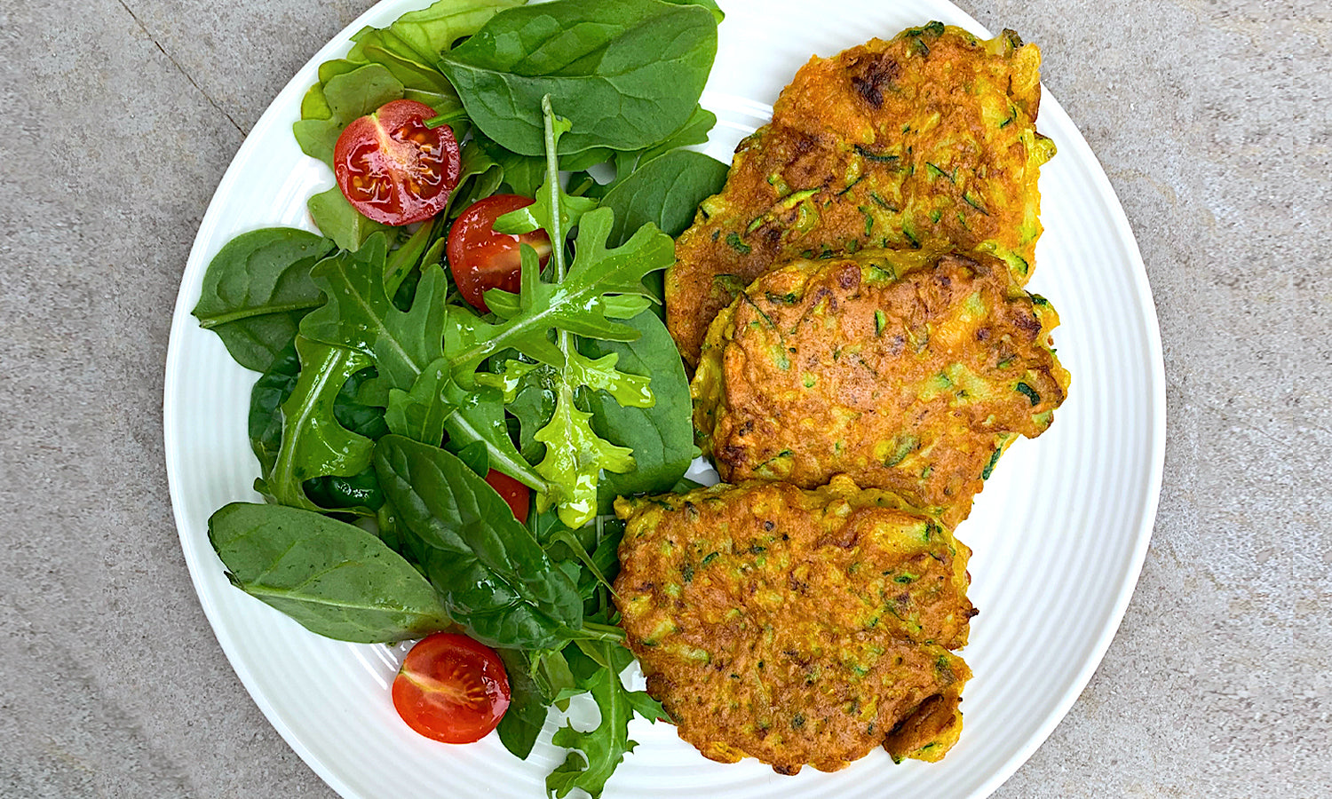 Clean Courgette Fritters