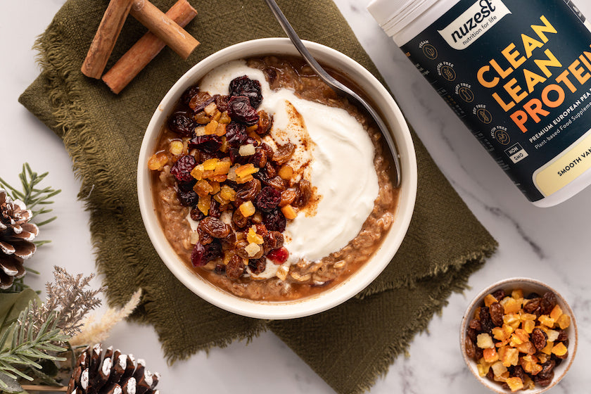 Mince Pie Protein Porridge