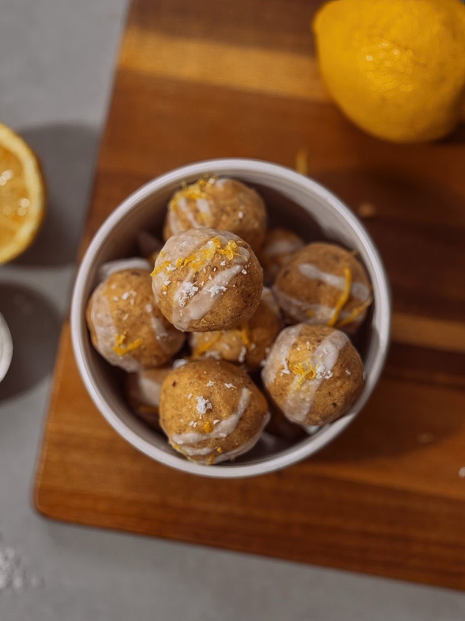 Lemon Coconut Protein Balls - Nuzest UK