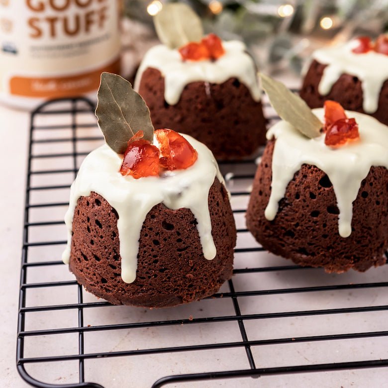 Chocolate Christmas Puddings - Nuzest UK
