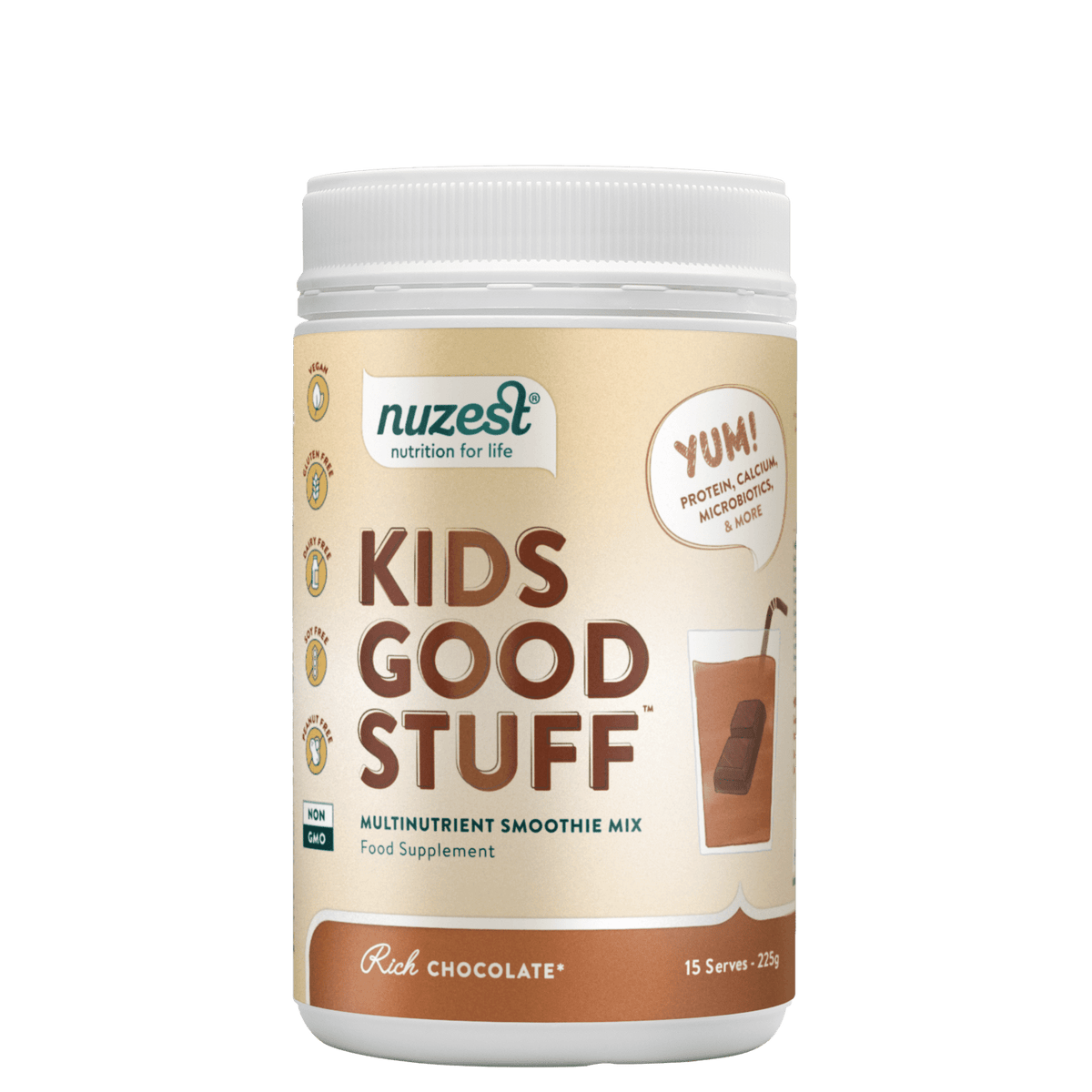 Nuzest - Kids Good Stuff - Rich Chocolate 225g (15 Servings) 7
