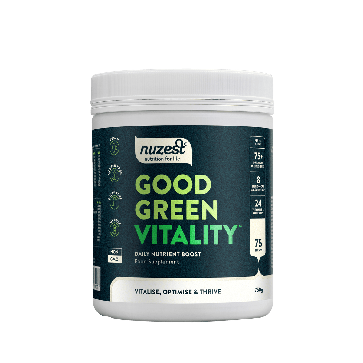 Nuzest - Good Green Vitality - 750g (75 Servings) 1