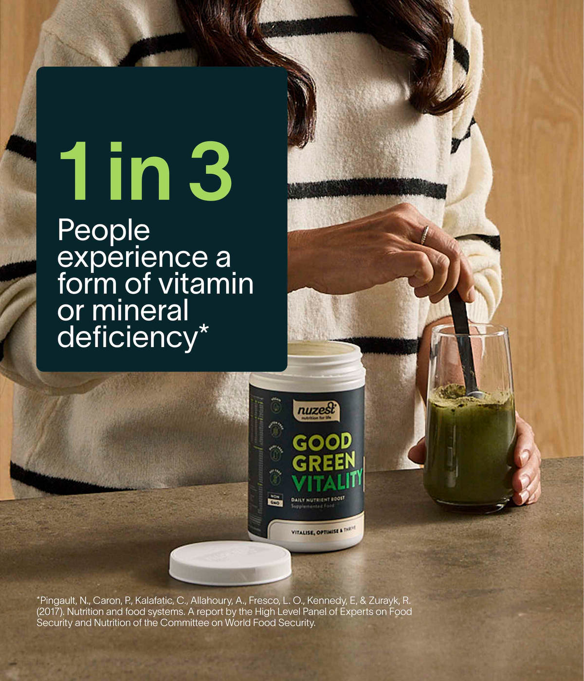 Nuzest - Good Green Vitality 750g Subscription - 750g (75 Servings) 5