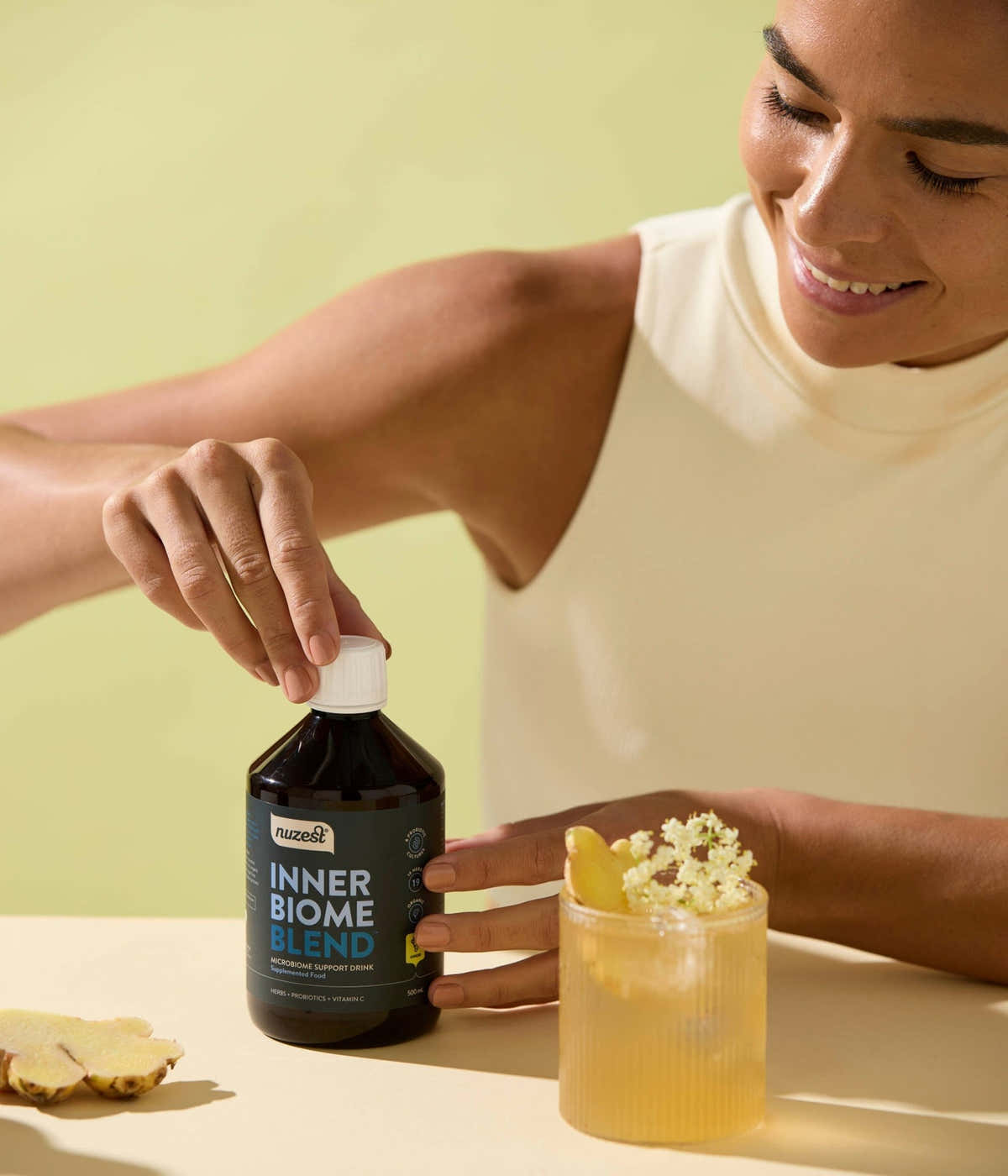 Nuzest - Inner Biome Blend - 500ml Ginger 2