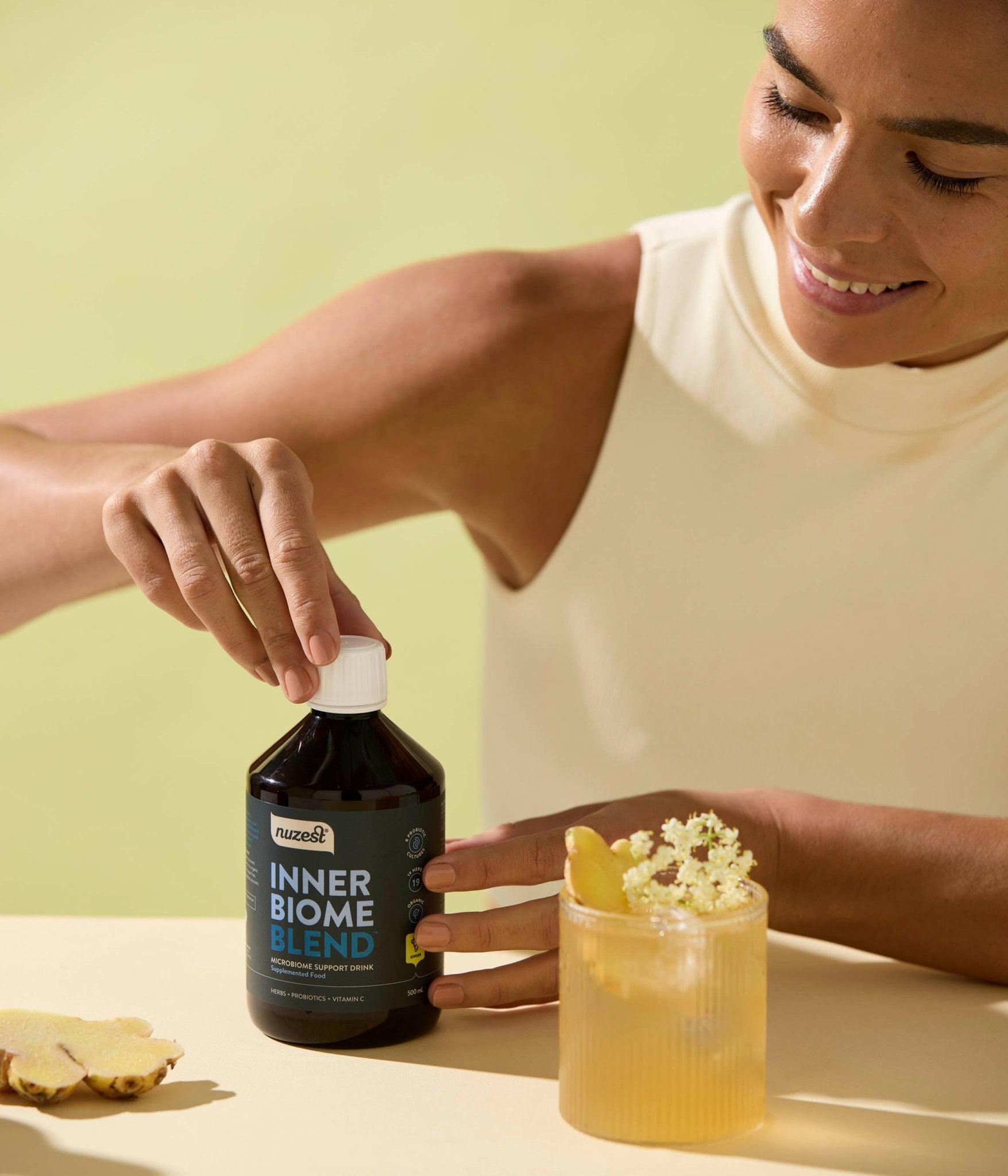 Nuzest - Inner Biome Blend - 500ml Ginger 2